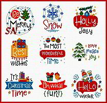 Christmas Cards from Artmishka Cross Stitch - click to see more