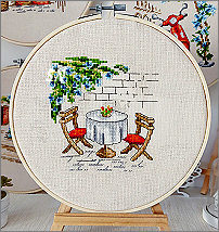 Roman Cafe from Artmishka Cross Stitch - click to see more