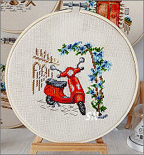 Vespa from Artmishka Cross Stitch - click to see more