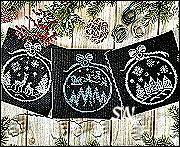 Christmas Baubles from Artmishka Cross Stitch - click to see more Christmas Baubles from Artmishka Cross Stitch - click to see more