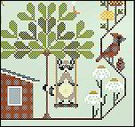 One corner of the class project from The Blue Flower -  click for more