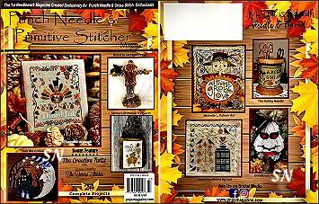 The Fall 2023 Issue of Punch Needle and Primitive Stitcher Magazine - click to see more