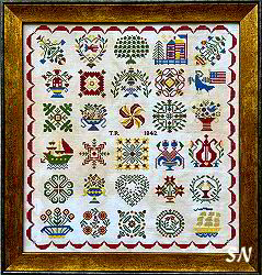 Baltimore Album Quilt from Kathy Barrick - click to see more