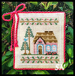 Welcome to the Forest #5 Pink Forest Cottage from Country Cottage Needleworks -- click to see more