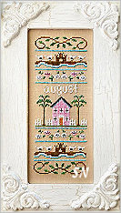 August Sampler of the Month from Country Cottage Needleworks -- click to see more