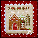 Gingerbread Village #9 GV8 House #6 from Country Cottage Needleworks -- click to see more