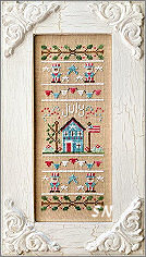 July Sampler of the Month from Country Cottage Needleworks -- click to see more