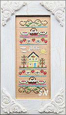 June Sampler of the Month from Country Cottage Needleworks -- click to see more