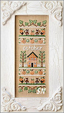 October Sampler of the Month from Country Cottage Needleworks -- click to see more