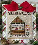 Christmas Market #2 Cake Stand from Country Cottage Needleworks -- click to see more