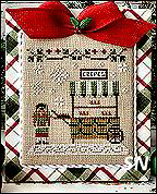 Christmas Market #6 Crepe Cart from Country Cottage Needleworks -- click to see more