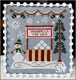 Snow Village #8 Snowball Stand from Country Cottage Needleworks -- click to see more