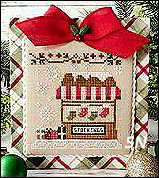 Christmas Market #4 Stocking Stand from Country Cottage Needleworks -- click to see more
