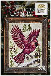 Yr in the Woods II #7 The Northern Cardinal from Cottage Garden Samplings - click to see more