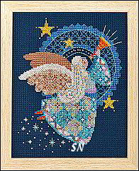 Patchwork Angel from Counting Puddles - click to see more
