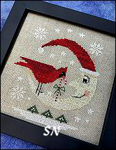 Christmas Moon from Stitches by Ethel - click for more