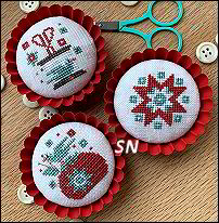 Ethel's Sewing Tart Tins from Stitches by Ethel - click for more