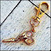 Stork Scissor Zipper Charm from Flamingo Toes