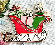 Santa's Sleigh from Flamingo Toes - click to see more