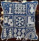 Winter Pillow from Flossabilities - click for more