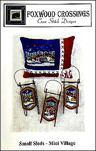 Foxwood Crossings Small Sleds - Mini Village - click to see more