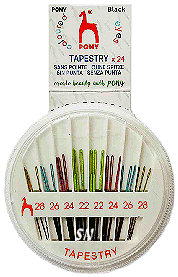 BLACK hypo-allgenic Pony Needles with COLORED Eyes! - click for more BLACK hypo-allgenic Pony Needles with COLORED Eyes! - click for more