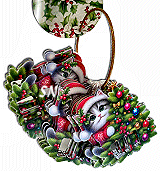 Willoughby Ann Christmas Kitty Thread Drops - click for more Willoughby Ann Christmas Kitty Thread Drops - click for more