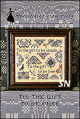 Tis the Gift To Be Free from Heartstring Samplery - click for more