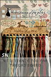 No Distance Too Far Thread Board from Heartstring Samplery