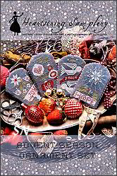 Advent Season Ornament Set from Heartstring Samplery - click for more