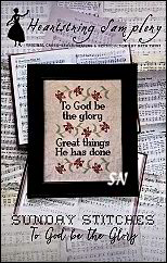 To God Be the Glory from Heartstring Samplery