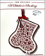 A Stitcher's Stocking #437 from JBW Designs - click to see more