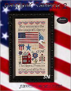 Patriotic Sampler 2 by Jeannette Douglas -- click to see more