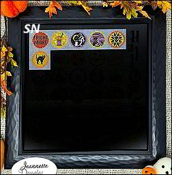 Halloween Dots Framed by Jeannette Douglas -- click to see more