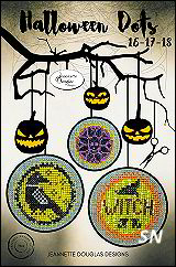 Halloween Dots 16-17-18 from Jeannette Douglas -- click to see more
