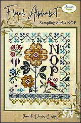 Floral Alphabet NOP from Jeannette Douglas - click for more