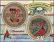 Christmas Dots November from Jeannette Douglas -- click to see more