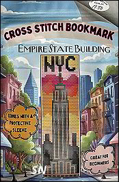 Empire State Building Bookmark Kit from Jumpseat Therapy - click for more