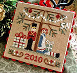 2010 Ornament #10 Under The Tree from Little House Needleworks - click for more