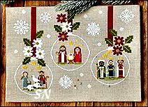 Nativity Christmas Balls from Madame Chantilly