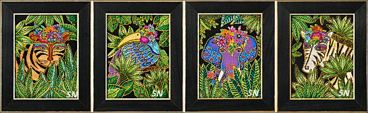 New Laurel Burch Jungle Animals for Mill Hill! - click for more