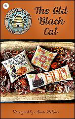The Old Black Cat from Annie Beez Folk Art - click to see more