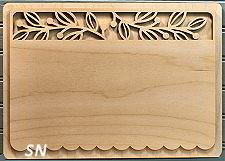 Beautiful Things Wooden Mounting Board from Cherry Blossoms - click for more