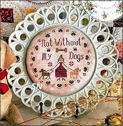 Plate-i-tudes Not Without My Dogs from Pansy Patch Quilts and Stitchery - click to see more
