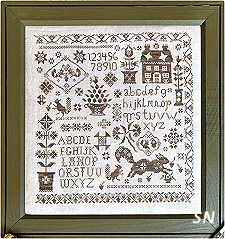 Sassy Squirrel Sampler from Pansy Patch Quilts and Stitchery - click to see more