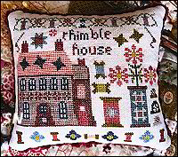 Houses of Stitchery Lane #6 Thimble House from Pansy Patch Quilts and Stitchery - click to see more