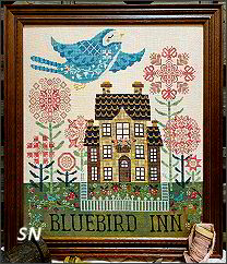 Quaint Rose Needlearts Bluebird Inn - click for more