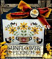 Quaint Rose Needlearts Sunflower Picking - click for more Quaint Rose Needlearts Sunflower Picking - click for more