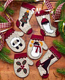 Christmas Woolens Felt Ornament Kit from Rachels of Greenfield - click to see more