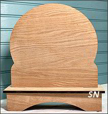 Snowglobe Wood Backer from Cherry Blossoms - click for more